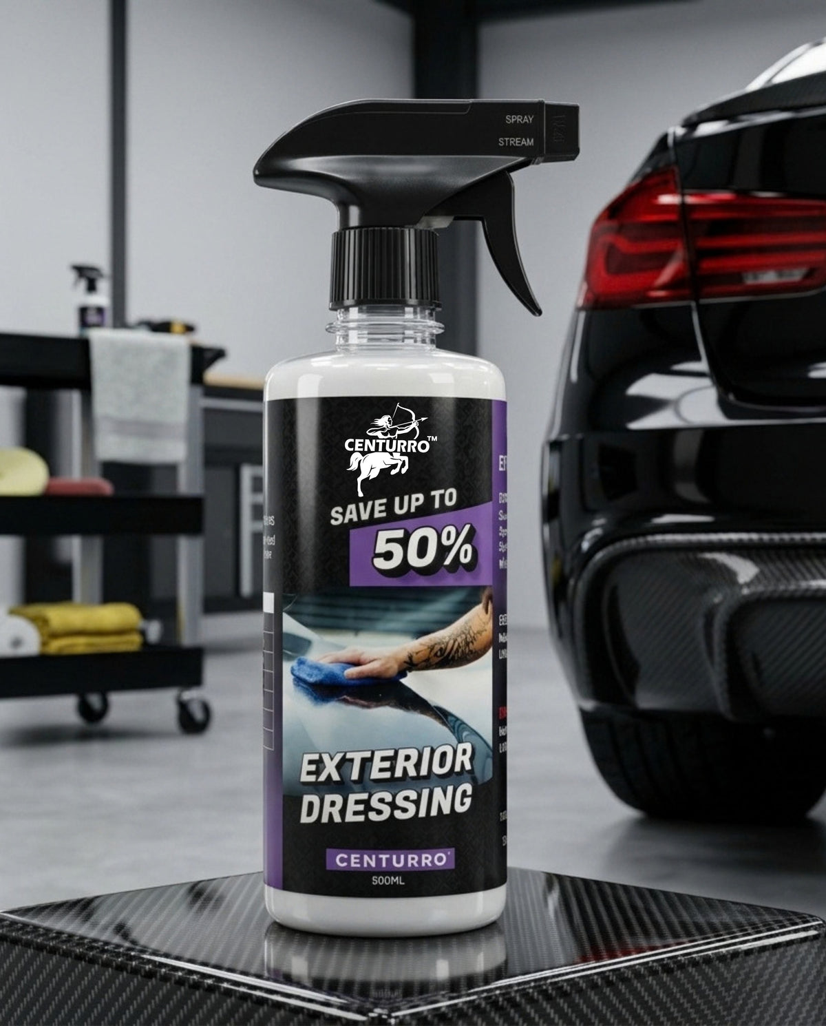 Centurro Car Exterior Dressing | Long-Lasting Shine