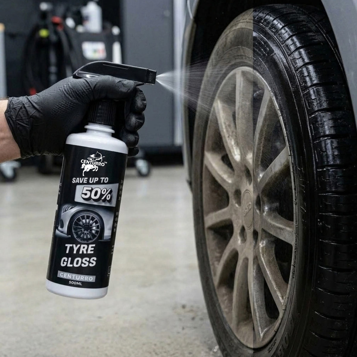 Centurro Tyre Gloss | Deep Shine & Protection
