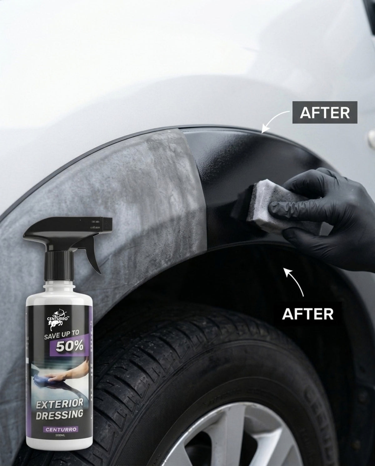 Centurro Car Exterior Dressing | Long-Lasting Shine
