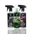 Car Wash Shampoo, Tyre Gloss, Engine Dressing